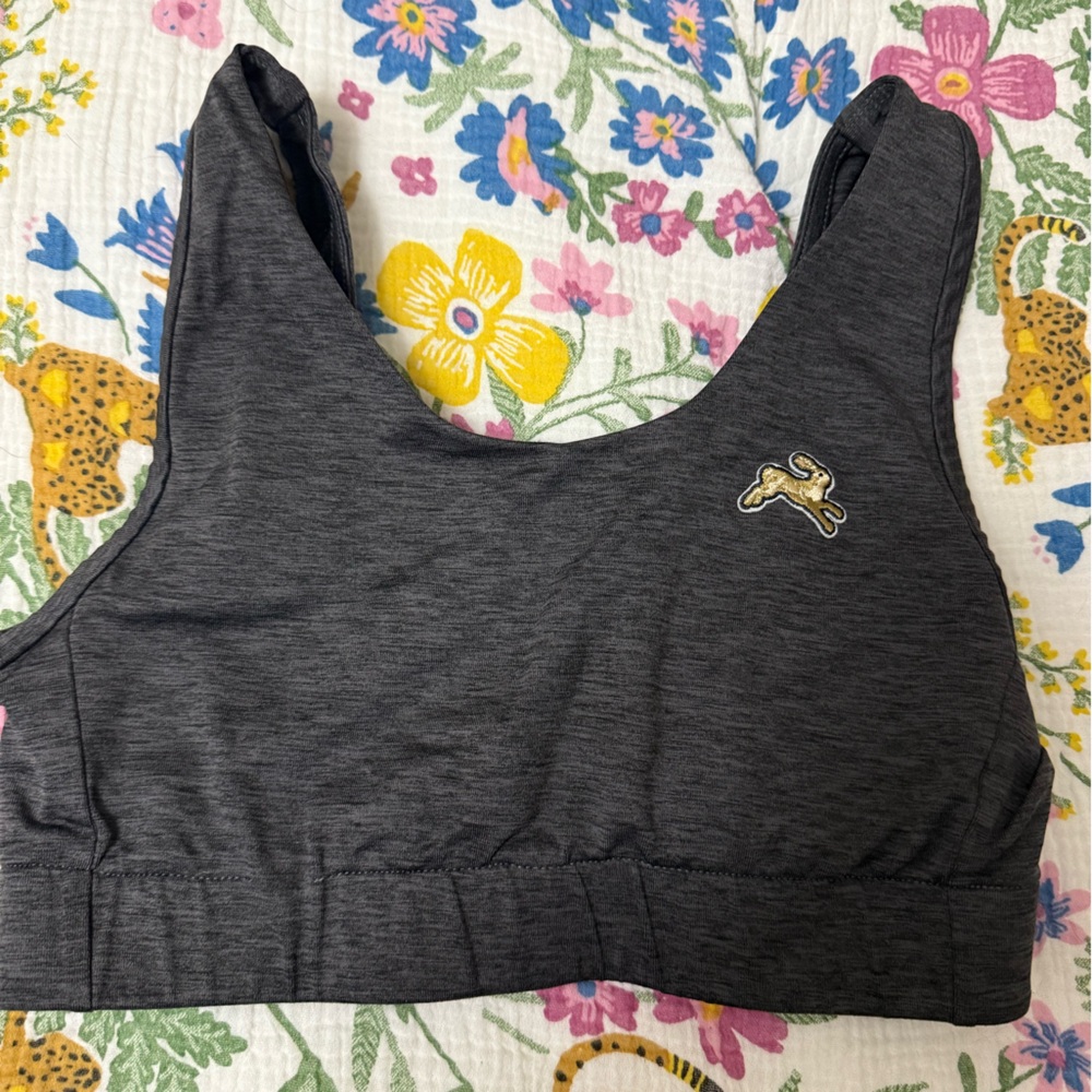 Tracksmith Dark Gray Sports Bra